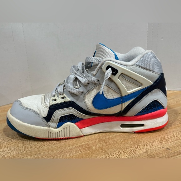 Nike Air Tech Challenge II 2 OG SZ 9 Photo Blue Andre Agassi Lava 318408-101 - Picture 6 of 11